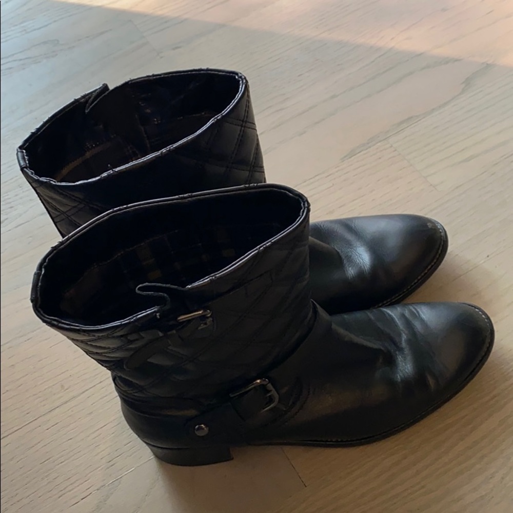 Black Leather Italian Boots - Size 10 - Picture 3 of 7